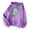 Purple, variant on Cute Hoodies for Teen Girls Women Solid Color Drawstring Hoodied Pocket Sweatshirt Fun for Autumn and Winter Green XL