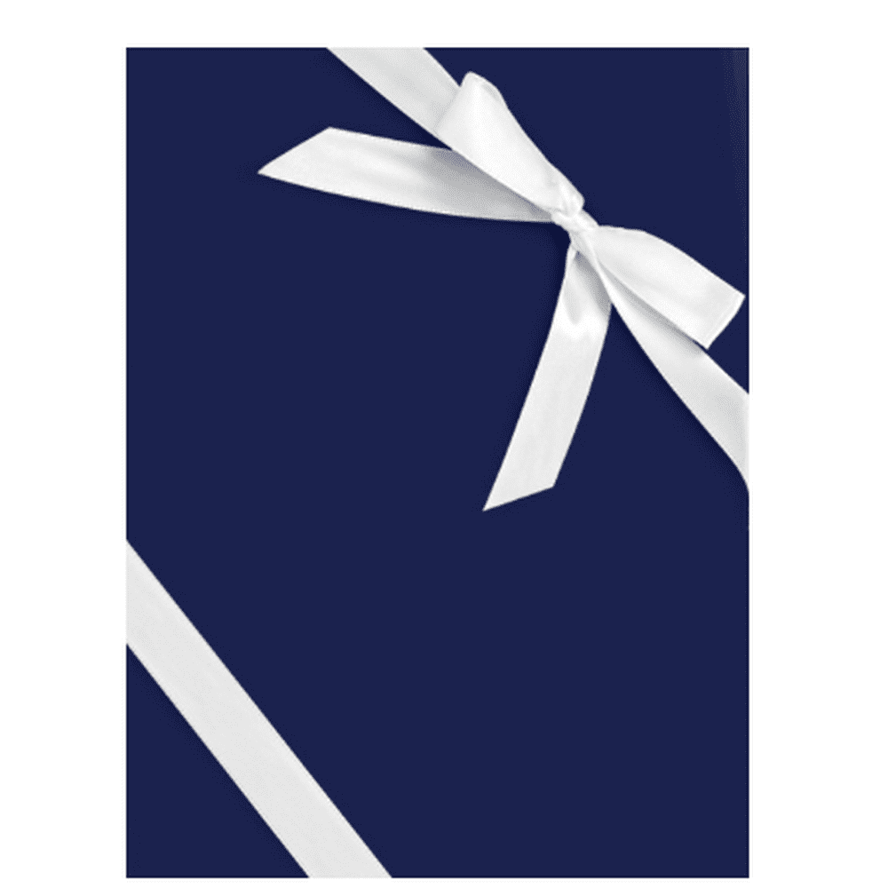 Navy Blue Elegant Specialty Gift Wrap Wrappiing Paper 24 x 15ft