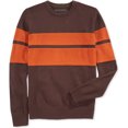 thumbnail image 1 of Sean John Mens Double-Stripe Pullover Sweater, Marrón, X-Large, 1 of 1
