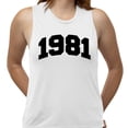 thumbnail image 2 of 1981 College Style Women's Muscle Tank Small White, 2 of 5