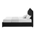 thumbnail image 5 of Posh Living Delani Velvet Twin XL Platform Bed Black, 5 of 9