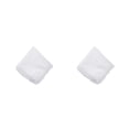 thumbnail image 3 of Qarigey Small Kerchief Clothing Matching Accessories Pure DIY Pure Hand Square Scarf Color Towel Neck Lace Cotton with Crafting Modelo de corazón de durazno 2piezas, 3 of 6