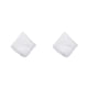 thumbnail image 2 of Jumpingount Small Kerchief Clothing Matching Accessories Pure DIY Pure Hand Square Scarf Color Towel Neck Lace Cotton with Crafting Modelo de corazón de durazno 2piezas, 2 of 6
