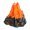 Type F, variant on Decorative Resins Volcano Fish Tanks Landscaping Decoration Aquariums Accessory for Natural Underwater Environment