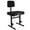 Black, variant on Heavy-Duty Adjustable Piano Bench with Thick Padded Seat & Backrest – 445lb Capacity, Non-Slip Base for Keyboard, Adults & Kids