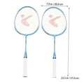thumbnail image 3 of unbranded 1 Pair Badminton Racket Aluminum Alloy Children's Sports Badminton Racket for Outdoor Activities, 3 of 8
