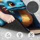 thumbnail image 3 of Fotbe Adorable Blue Baby Dragon Juego de 4 Tapetes para Auto con Estampado – Alfombrillas de Goma Reforzada, Diseño Antideslizante, Protección para Todo el Año – Vehículos, Autos, Camionetas y SUVs, 3 of 7