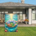 thumbnail image 3 of Amhnf Manatee Couple In Basket With Water Lilies Garden Flag For Home Outdoor Garden Yard Decor 12x18 inch, 3 of 5
