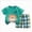A39-Green, variant on Toddler Boy Summer Short Sleeve Crew Neck T-Shirt Elastic Shorts 2Pc Outfit Set Casual Soft Dailywear Clothes for Baby Boys 3M 6M 12M 18M 24M 3T‑5T Infant Kids(18-24 Months,Light Green)