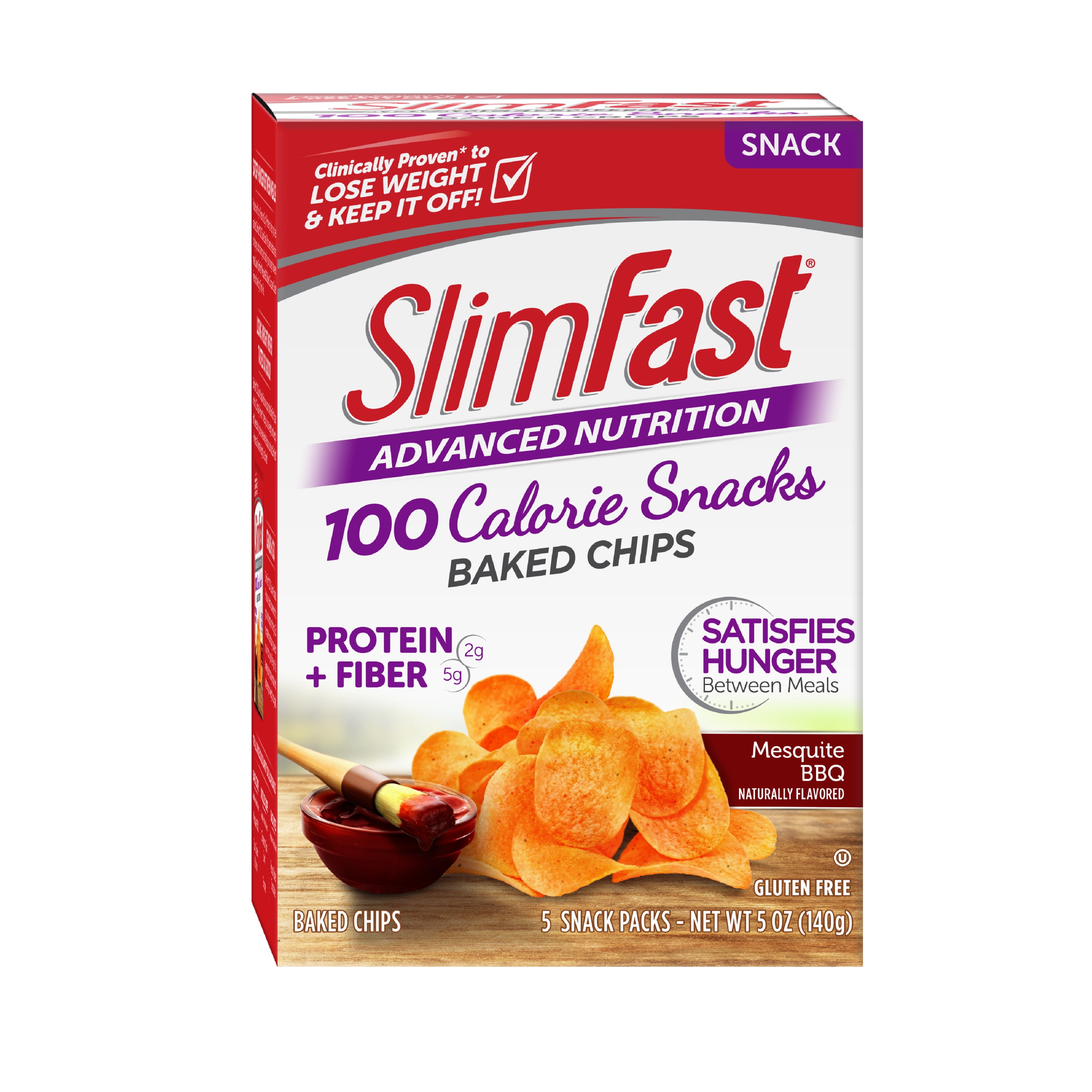 Slim fast. Nutrition snack. Advanced Nutrition. Crisps.