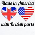 thumbnail image 2 of CafePress - Made In America With British Parts Body Suit - Long Sleeve Cotton Baby Bodysuit, 2 of 4