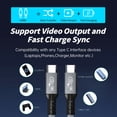 thumbnail image 5 of Kselythan sb 4.0 Data Cable Compatible,240W Charging, USB4 Cable/USB C Display,240w Fast Charging Cable,USB 4.0  Type C Cable, 5 of 9