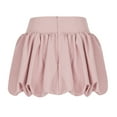 thumbnail image 6 of Luxalzxs Women Y2K Bubble Skirt High Waist Pleated Ruffle Hem A Line Mini Skirt Girls Cute Short Puffy Balloon Skirt Streetwear, 6 of 7