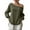 Army Green, variant on idosla Womens Long Sleeve Off Shoulder Sweatshirt Soft Pullover Tops Slouchy Sweatshirts Casual Solid Shirts (Grey, XL)