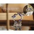 thumbnail image 2 of Crystal Glass Dolphins Figurines Collectibles, Sea Animal Sculpture Statue, Home Desk Decoration, 2 of 6