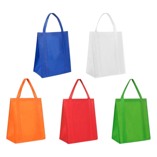 Bolsa non woven con fuelle-Mildura blanco 33 x 40 x 18