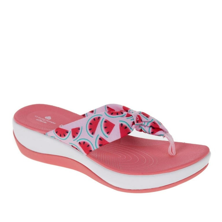 Clarks flip flops mens pink hotsell
