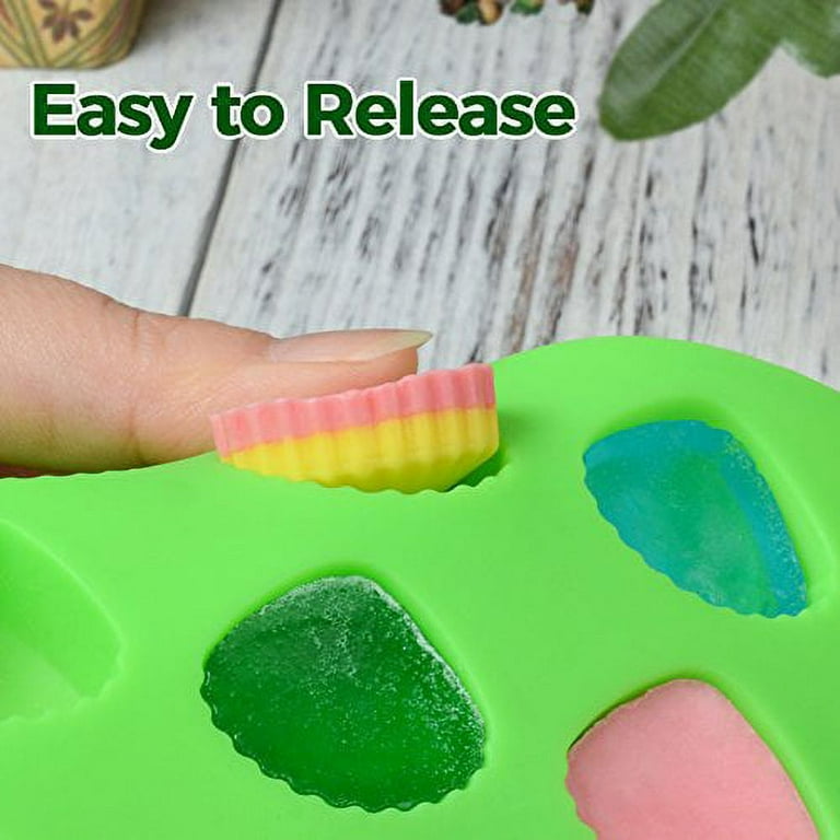 Scs Direct Star & Heart Silicone Gummy Candy Molds, 4 Pack- Nonstick With 2  Droppers For Chocolate, Ice Cubes & More - Makes 140 Candies Bpa Free :  Target
