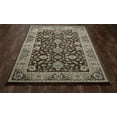 thumbnail image 3 of Art Carpet 841864105261 5 ft. Kensington Collection Jacobean Border Woven Round Area Rug, Brown, 3 of 3