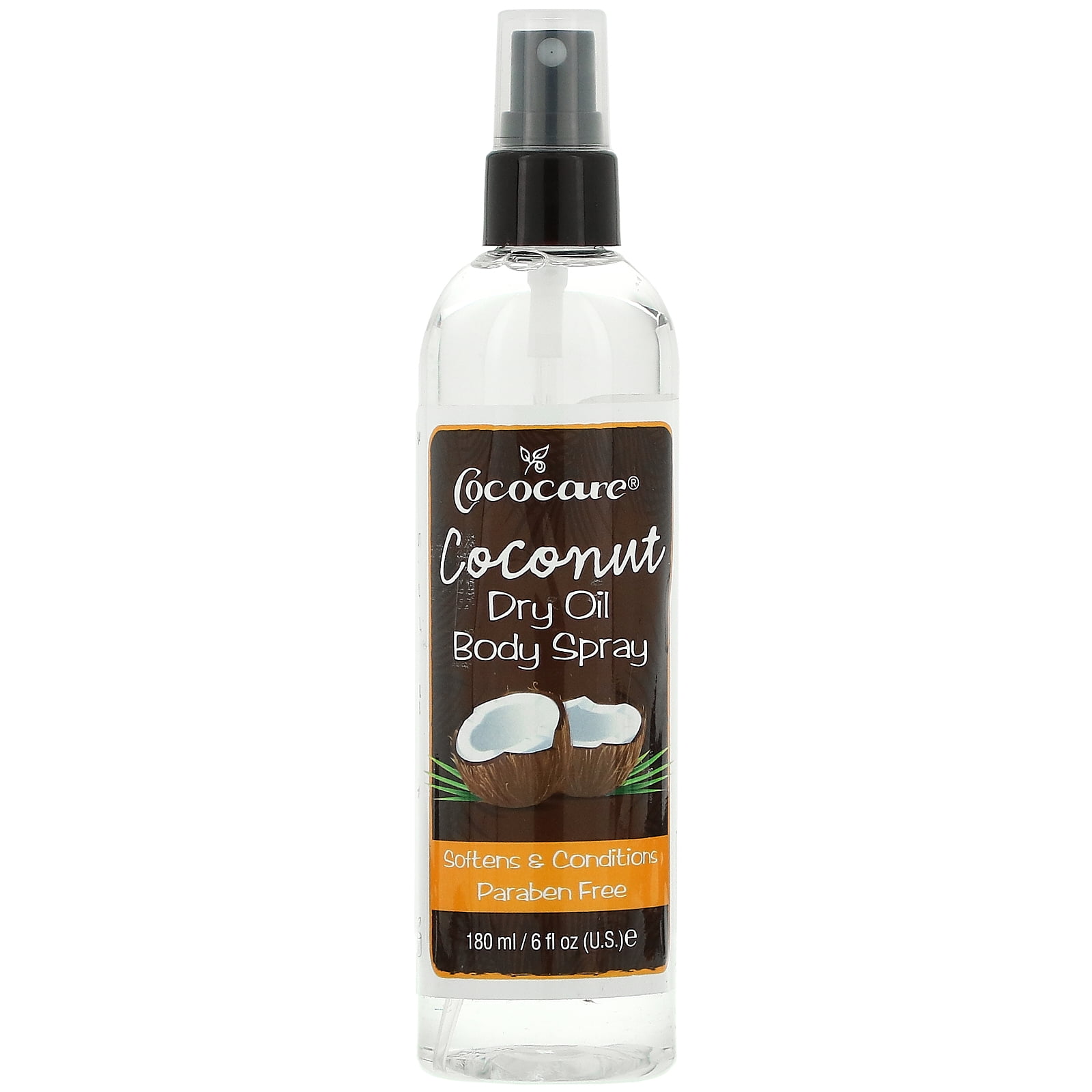 Cococare Coconut Dry Oil Body Spray, 6 fl oz (180 ml)