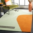 thumbnail image 2 of SAFAVIEH Rodeo Drive Dusan Abstract Area Rug, Green/Rust, 6' x 6' Square, 2 of 8