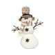 thumbnail image 2 of Muñeco de nieve navideño, adorno navideño, decoración de mesa, decoración navideña para tienda, escritorio, chimenea, sala de estar, fiesta, 2 of 8