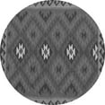 thumbnail image 1 of Ahgly Company Indoor Round Oriental Gray Traditional Area Rugs, 6' Round, 1 of 1