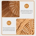 thumbnail image 4 of Milisten Cesta Decorativa Tejida Para Pared En Ideal Para Almacenar Condimentos Y Pan, 4 of 8