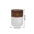 thumbnail image 1 of Luz de Noche Led Gran Calefacción de Aromaterapia con Batería de 800Mah, Difusor de Grano de Madera de 65x65x90Mm para Vibraciones Del Dormitorio, Luz Cálida sin Luces Nocturnas de Aceite Esencial Par, 1 of 5