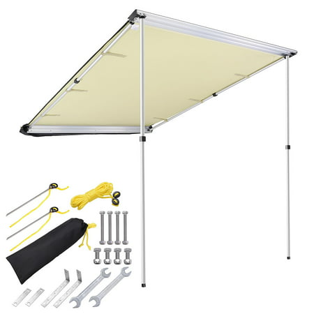 4.6'x6.6' Car Side Awning Rooftop Pull Out Tent Shelter Shade