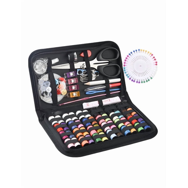 Kit Xtellar De Costura 172 Pcs Suministros De Costura Caja Portátil