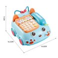 thumbnail image 3 of OUSITAID Baby Toy Early Childhood Education Multi-function Telephone Learning Machine Light Music Whack-a-mole Playing Piano Game Baby Toy, 3 of 5