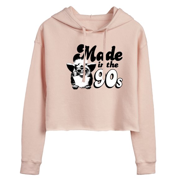 Furby - Made In The 90s - Junior's Cropped Hoodie