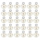 thumbnail image 1 of Botones de perla de 12mm, 100 piezas de botones grandes de perlas falsas blancas con shank para manualidades de costura de ropa, beige, 1 of 5