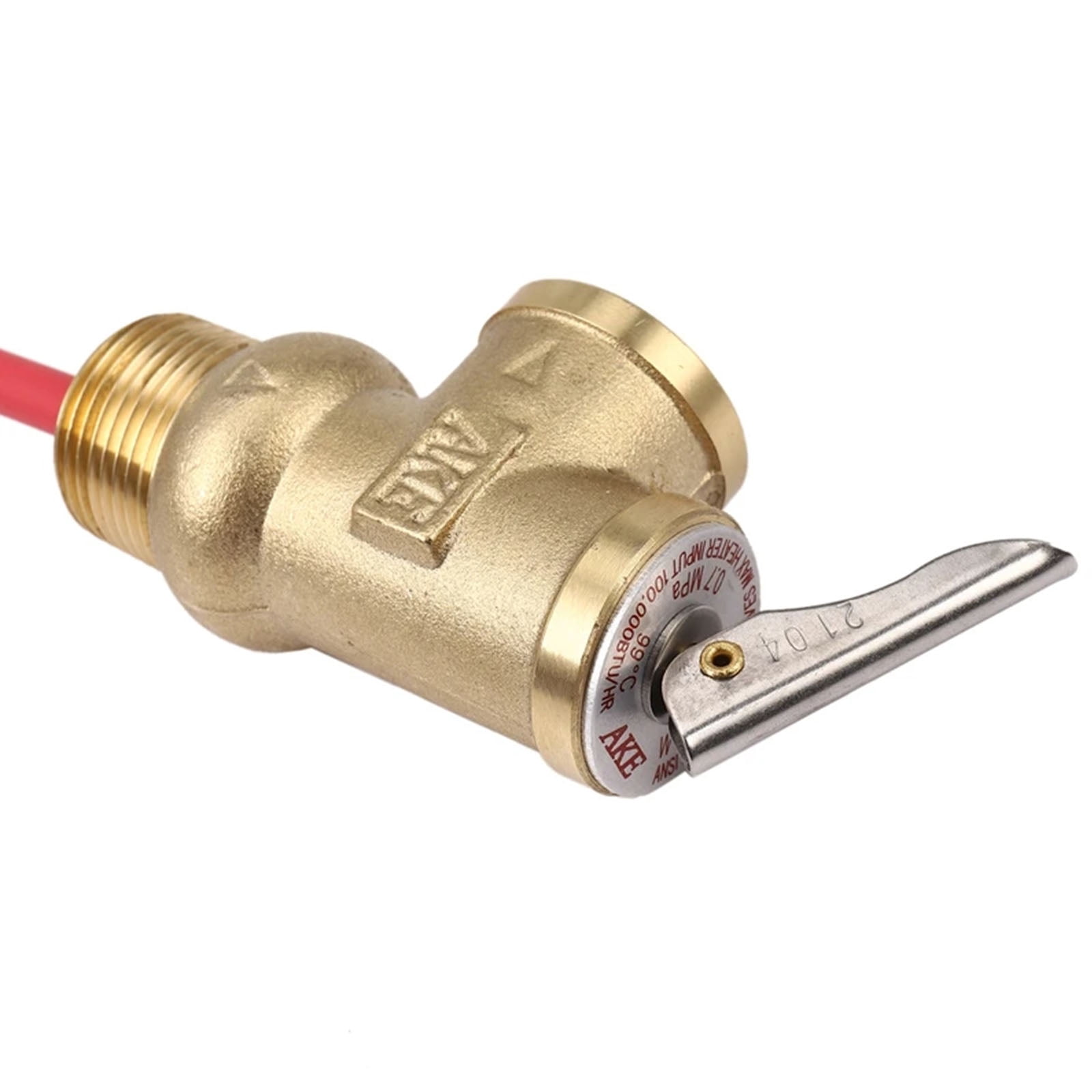 Essential Solar Water Heater Part Brass Texture Offer 0.7Mpa Pressure and 99℃ Temperature Resistance for Safe Operations