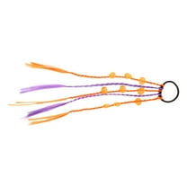 1 Pc Pumpkin Hair Rope Hair Scrunchies for Women Black Orange Purple