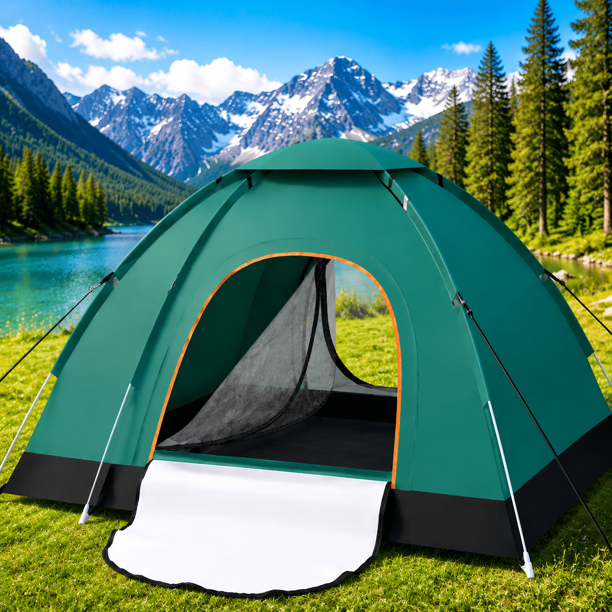 Coleman 765946 Hooligan 2 Backpacking Tent 8x6 Ft Orange - Walmart.com