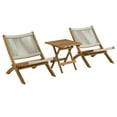 thumbnail image 6 of Vienna 3-Piece Folding Lounge Chairs and Side Table in Natural Natural, 6 of 10