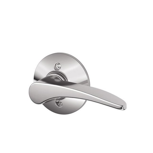 Manhattan Right Handed Lever Non-Turning Lock, Bright Chrome (F170 MNH 625 RH)