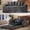 Convertible Floor Sofa couch-Dark Gray, variant on Modular Sectional Pull Out Sofa Bed,6-in-1 Convertible Loveseat Sleeper Sofa couch with Independent Extendable Seats,Dark Gray