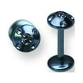 thumbnail image 2 of Designer Stainless Steel 316L Srg Gr Sstl 16G 5/16In.5Mm 5-Clr Czs Ltblue Cone Labret Made In China -Jewelry By Sweet Pea Creations, 2 of 2