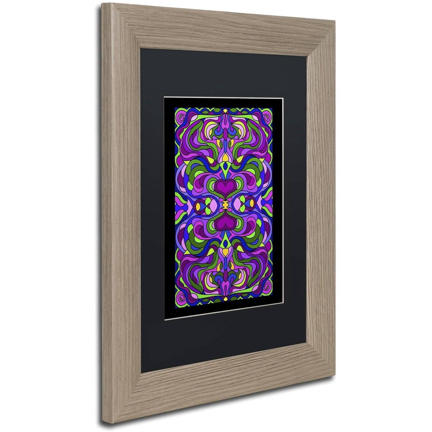 Trademark Fine Art "Ripples Roaring" Canvas Art by Kathy G. Ahrens, Black Matte, Birch Frame