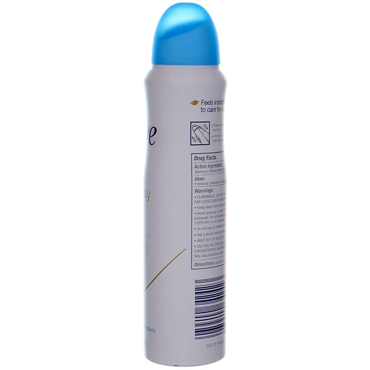 Dove Dry Spray Antiperspirant, Nourished Beauty 3.80 oz (Pack of 4)