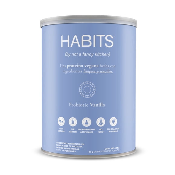 Proteína vegana HABITS Vanilla 488g