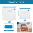 thumbnail image 2 of Vacuum Sealer Bags, Leak Proof Reusable Food Storage, Zipper Freezer Bags for Kitchen, 14 Count, Gallon Size, 2 of 4