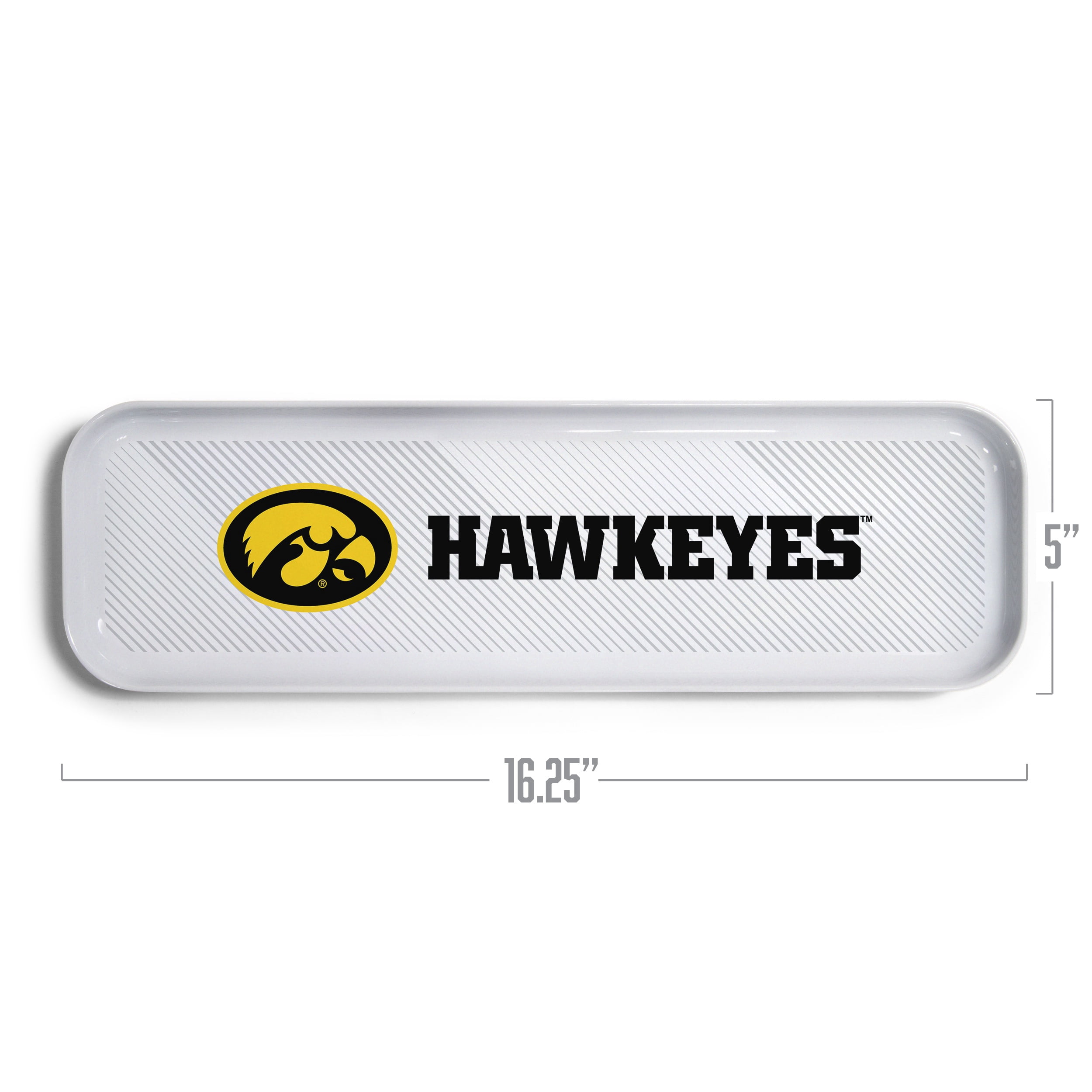 YouTheFan NCAA Iowa Hawkeyes Small Snack Platter