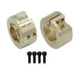 thumbnail image 2 of 2pcs 1/18 RC Car Upgrade Brass Rear Axle Counterweights Balance Replacement Parts for TRAXXAS TRX4M, 2 of 9