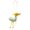 Blue, variant on Lightweight Bird Key Holder Keychain Pendant with Cord Loop for Bag Decoration