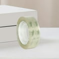 thumbnail image 5 of Clear Adhesive Tape, 1.8cm Stationery Packaging Tape, High-Stick Office Supplies, Multipurpose Transparent Sealing Tape, Small Mini Craft Tape Roll, 5 of 6