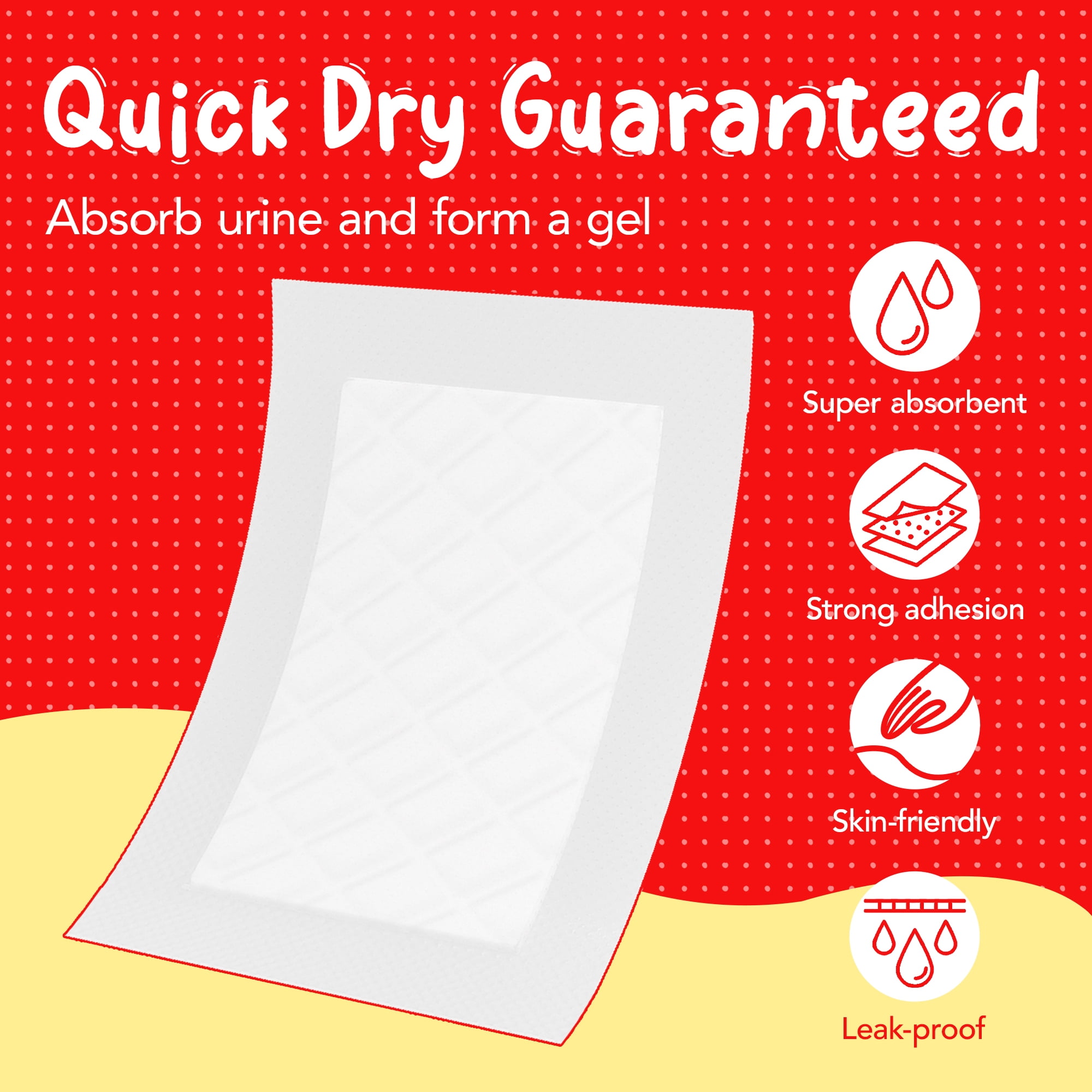 Furcato Disposable Dog Diaper Liners Booster Pads for Male & Female Doggie, 150 Count, Long